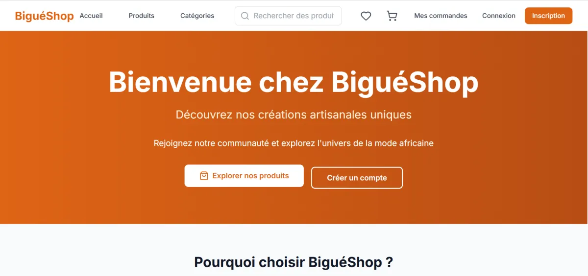  Création d'un site e commerce
