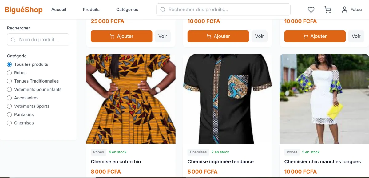  Création d'un site e commerce