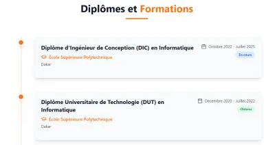 Je propose de vous faire votre porfolio professionnel