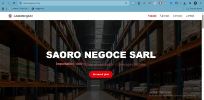 Je vous met en place un site vitrine, qui permettra de booster, votre visibilite en ligne.