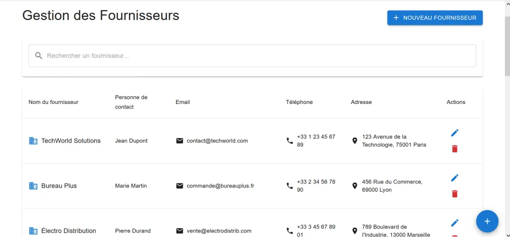 Application de Gestion de Stock pour les Commerçants